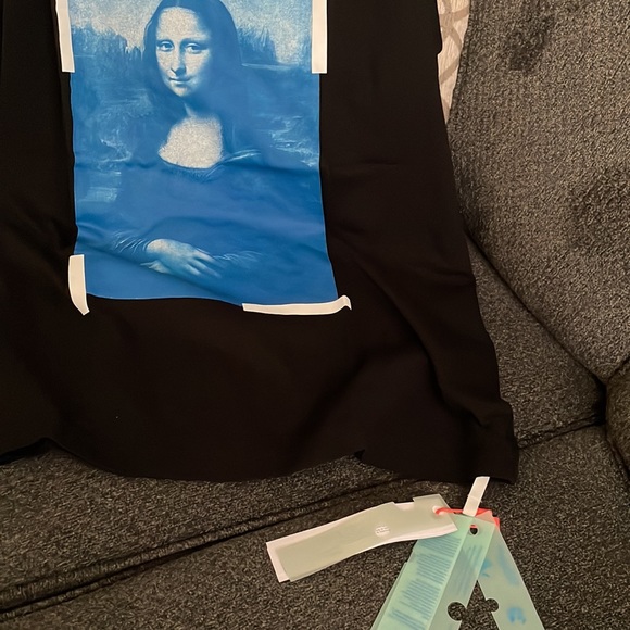 ✨SOLD✨OFF-WHITE MONALISA SLIM TEE (S) - Picture 9 of 10